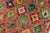 Textile Contemporary Balochi Purple/Rust Wool Rug - 3'5''x4'11'' For Sale - Image 7 of 11