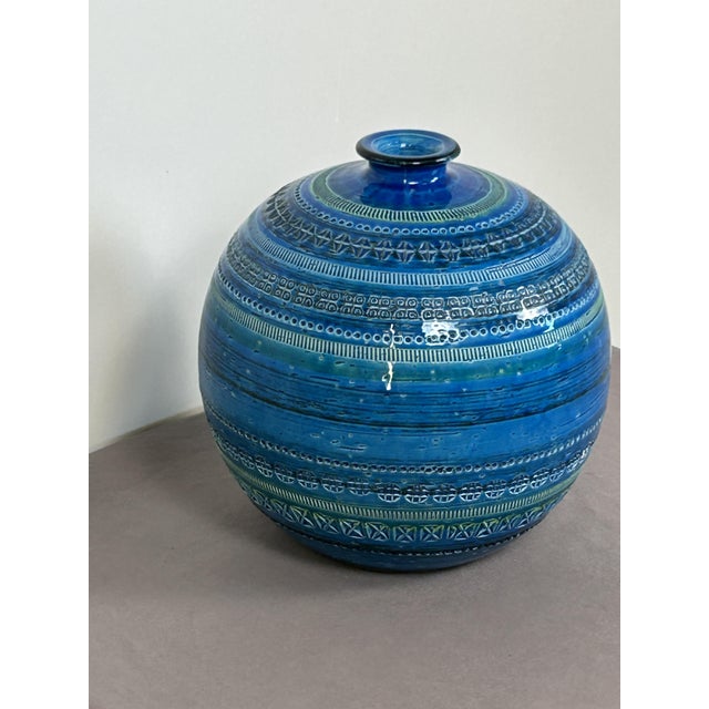 Rimini Flavia Montelupo Vase Decoration by Aldo Londi for Bitossi, 1960s, in Flawless conditions. Designed 1960 to 1969...