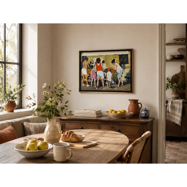 Day at the Market - Serge Hollerbach, C. 1991 For Sale - Image 10 of 10