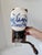 Charming Vintage Wall Mounted Manual Delft Blue Coffee Grinder for Your Country Kitchen For Sale In Miami - Image 6 of 9