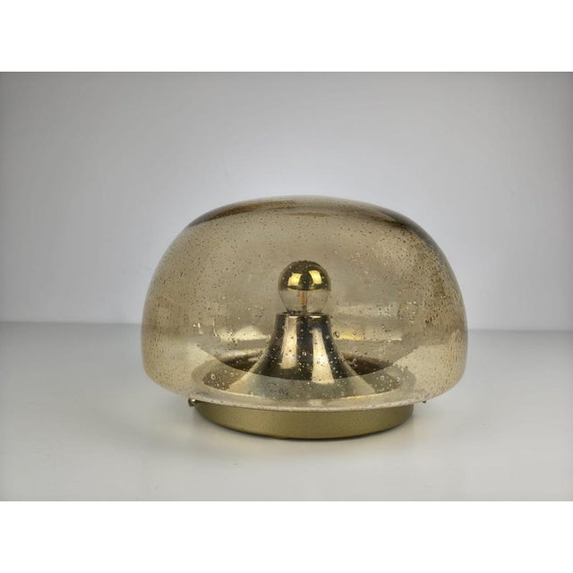 Italian Space Age Bubble Glass Ceiling Light, 1970s For Sale - Image 9 of 18