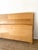 Vintage Heywood Wakefield Style King Bed Frame streamline art deco / mid century modern style made of a light wood, like a...