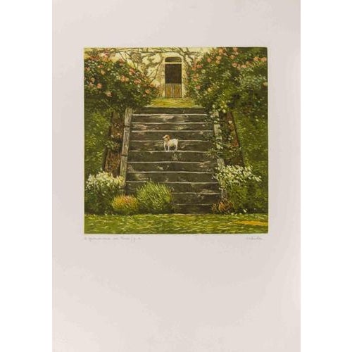 Etching realized by Antonio Saliola in 1990s. Titled and signed in pencil. Very good condition. This piece is attributed...