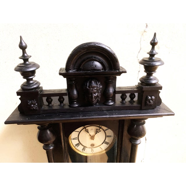 Antique Wall Clock from Junghans, 1880s For Sale - Image 4 of 18