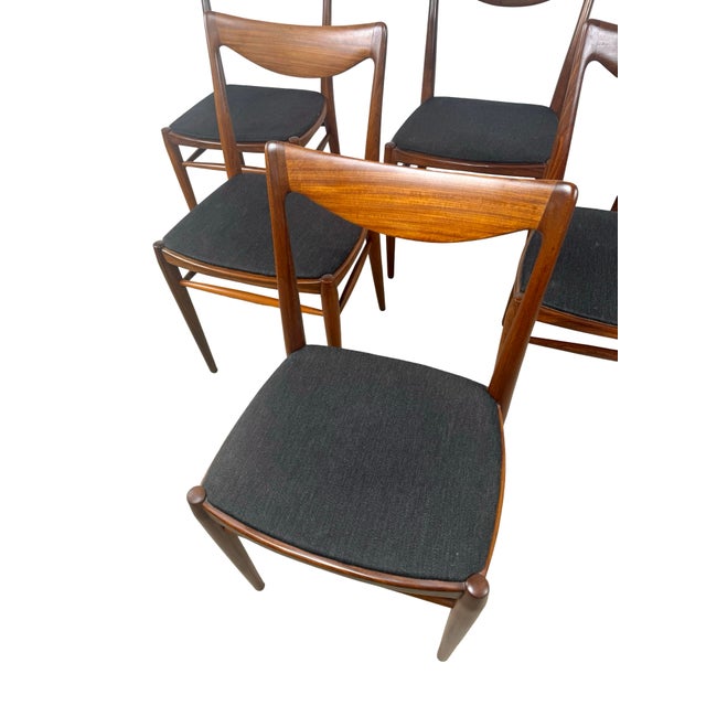 Set of 6 Norwegian Bambi Teak Dining Chairs by Rastad & Relling for Gustav Bahus For Sale In Philadelphia - Image 6 of 18