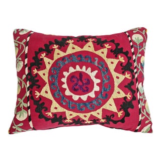 Vintage Suzani Down Pillow For Sale