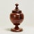 Vintage Turned Wood Lidded Urn For Sale - Image 4 of 10
