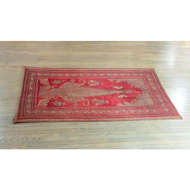 Late 19th Century Persian Kirman Suzani Rug For Sale - Image 15 of 15
