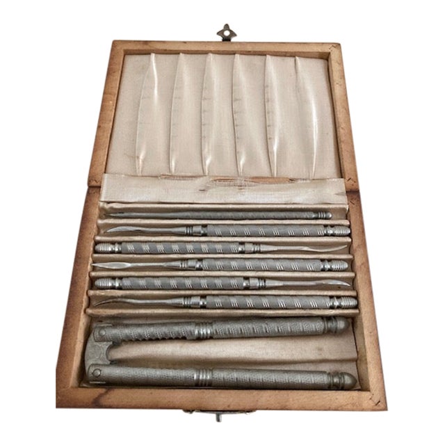 1920s Birdseye Maple Nutcracker Box For Sale