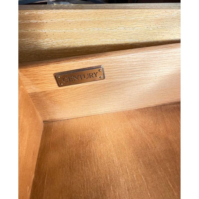 Vintage Century Furniture Carved Solid Wood Armoire, 1980s For Sale In New York - Image 6 of 6