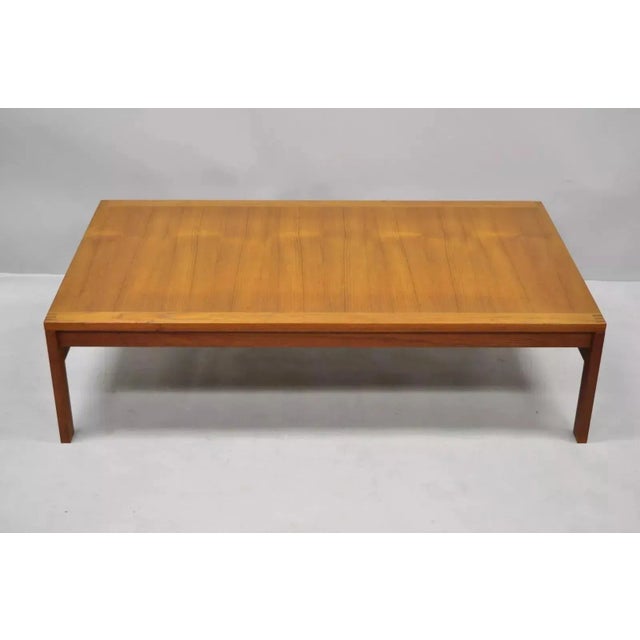 Ole Gjerlov-Knudsen & Torben Lind Moduline France & Son Danish Teak Coffee Table For Sale - Image 10 of 10