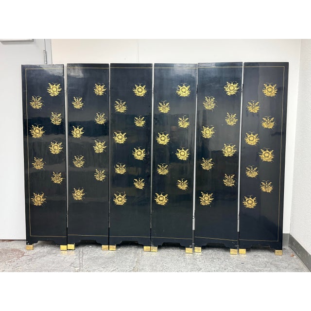Chinese Mother-of-Pearl “Hundred Antiques” Six Panel Screen For Sale - Image 12 of 12