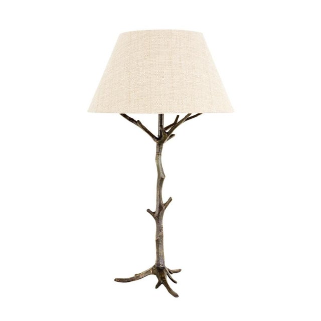 Contemporary Frederick Cooper for Wildwood Sprig's Promise Table Lamp - Bronze For Sale - Image 3 of 3