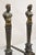 Antique French Renaissance Revival Large Figural Man and Woman Andirons - a Pair For Sale - Image 12 of 12