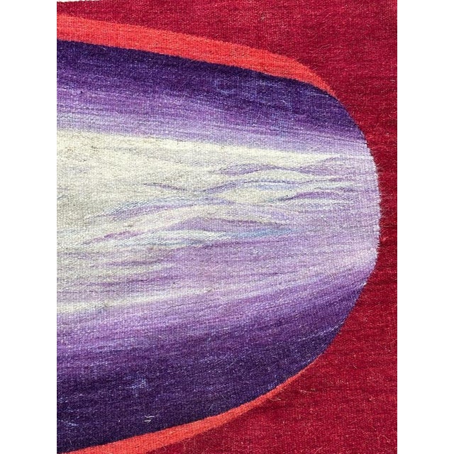 Mid-Century Modern Hand Woven Tapestry, 1960s For Sale - Image 4 of 17