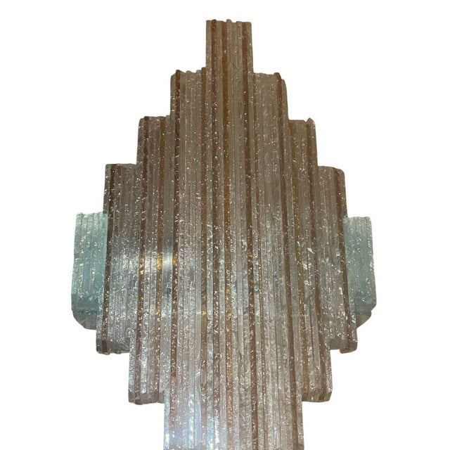 Brutalist 1970's Brutalist Murano Glass Sconces by Albano Poli for Poliarte For Sale - Image 3 of 6