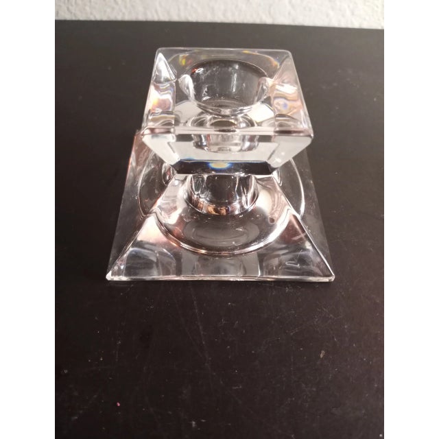 Vintage Villeroy Boch Crystal Candle Holders Set of 2 Chairish