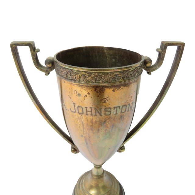 1950s Art Deco Style Loving Cup Trophy For Sale