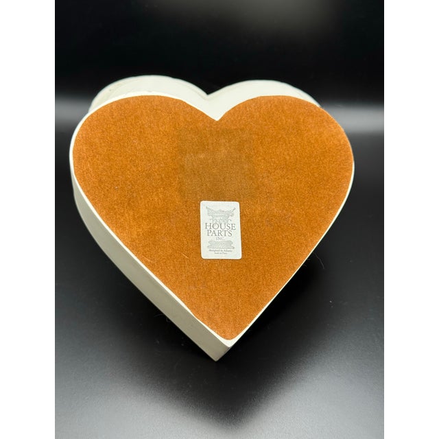 Vintage 2004 House Parts Sculptural Seashell Heart-Shaped Box For Sale - Image 11 of 12