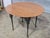 Late 20th Century Late 20th Century Tiger Maple Benchmade Dining Table Breakfast Table Tavern Table Black Base For Sale - Image 5 of 10