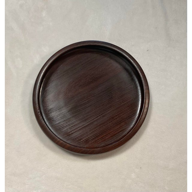 1960s 1960s Brazilian Rosewood Wood Turned Bowl For Sale - Image 5 of 12