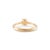 De Beers 18k Yellow Gold Classic Round Brilliant Solitaire Engagement Ring Size 6.5 For Sale In Houston - Image 6 of 11