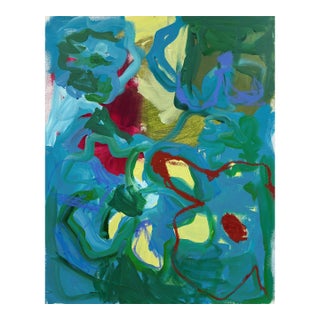 “Poolside” Original Painting by Hayley Morée For Sale