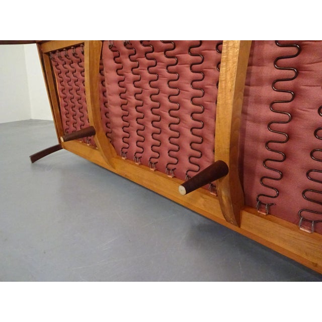 Rosewood and Leather Sofa, Denmark, 1960s For Sale - Image 14 of 18