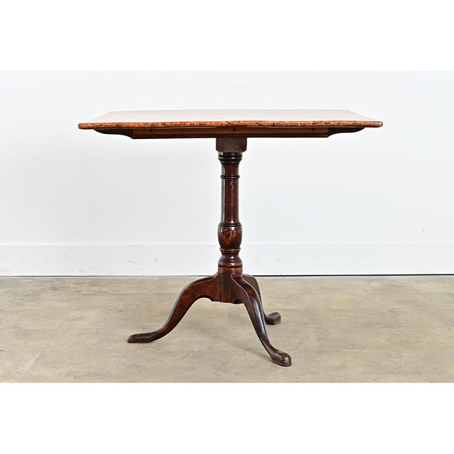 Swedish 19th Century Square Tilt-top Table For Sale In Baton Rouge - Image 6 of 11