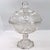 Victorian Large American Adams & Company Pressed Glass Baltimore Pear/Gipsy Covered Compote For Sale - Image 3 of 6