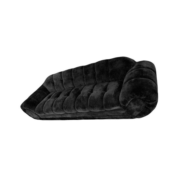 Mid-Century Modern Mid Century Modern Black Gondola Sofa For Sale - Image 3 of 3
