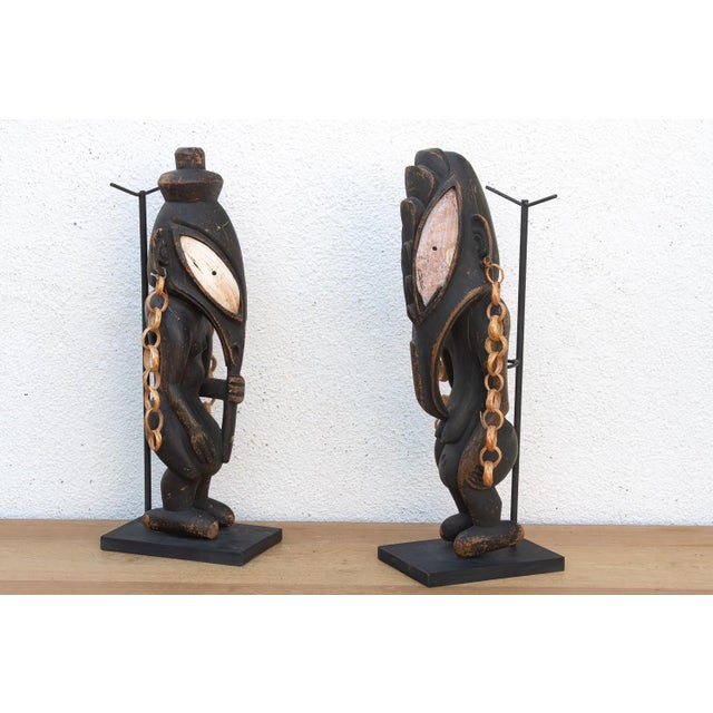 Antique Bamana Jo Society Couple on Custom Stand For Sale - Image 4 of 11