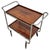 Bauhaus Bar Cart in Walnut Root Veneer and Steel Construction, 1920s For Sale - Image 11 of 11