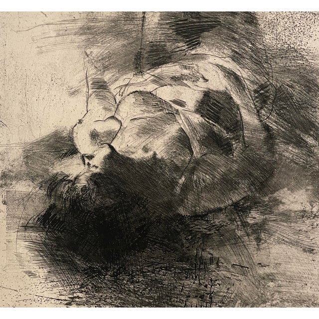 1969 William Patterson Sleep Etching For Sale - Image 4 of 5