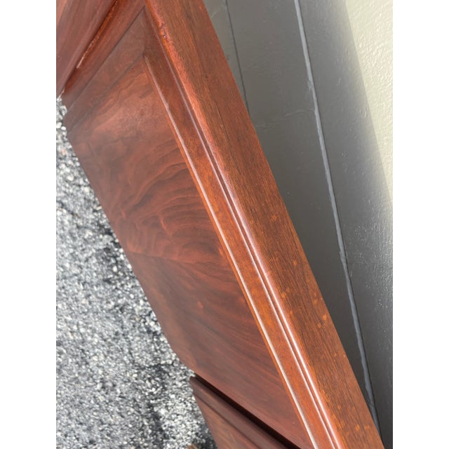 Wood Mid Century Dillingham King Headboard For Sale - Image 7 of 9