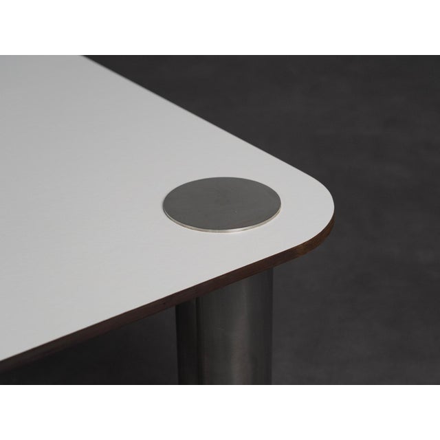Metal Modernist Coffee Table by Marco Zanuso for Zanotta, Italy, 1970s For Sale - Image 7 of 8