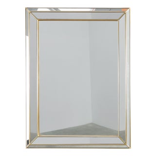 20th Century Hollywood Regency Deknudt Mirror in Gilt Frame, Belgium, 1980s For Sale