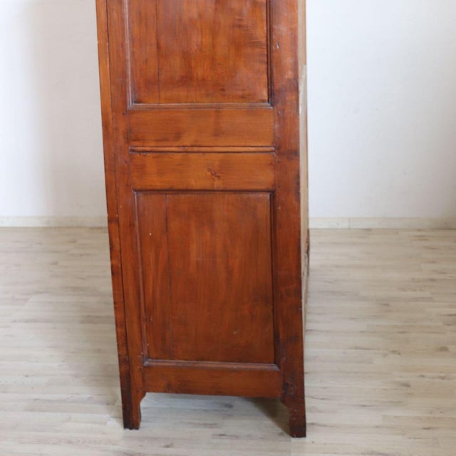 Antique Wardrobe in Poplar Wood, Early 1800s For Sale - Image 17 of 18