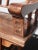 Vintage Rustic Chinoiserie Teak Bench W Two Drawers For Sale - Image 12 of 17