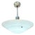 Memphis Streamline Sky Blue Art Glass Chandelier Pendant Light by Three Zone For Sale