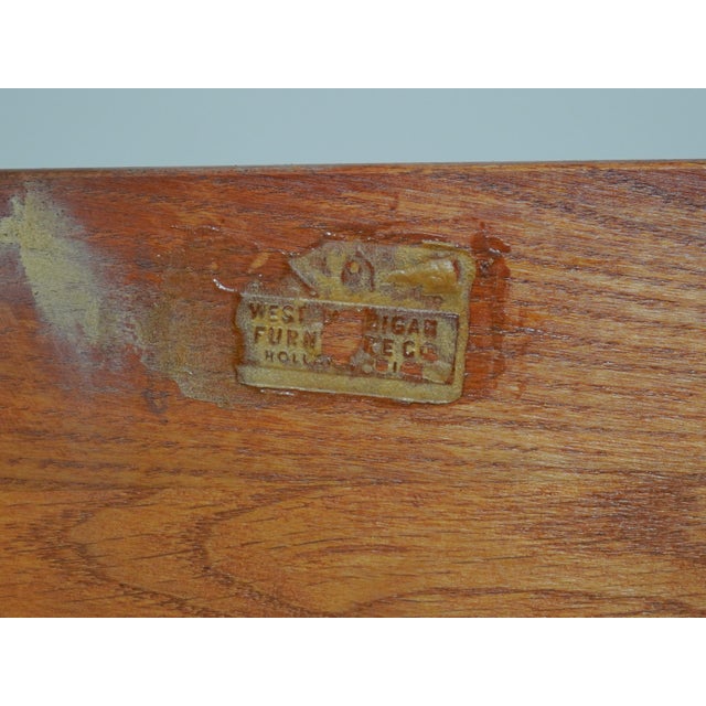Vintage French Country Walnut Finish High Chest For Sale - Image 18 of 18