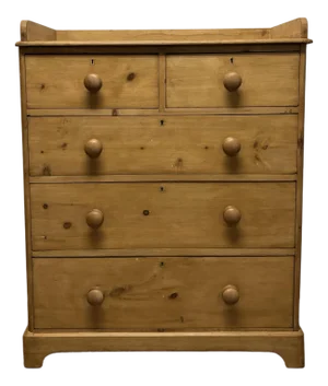 Antique English Pine Chest of Drawers