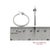 18k 750 Solid White Gold in and Out Natural Diamond Hoop Earrings, Pair For Sale - Image 12 of 13