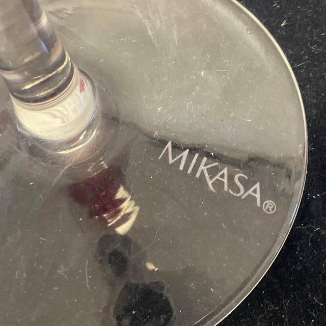 Vintage Art Deco Hollywood Regency Ruby Cheers Balloon Wine Glasses - Set of 7 For Sale - Image 10 of 10