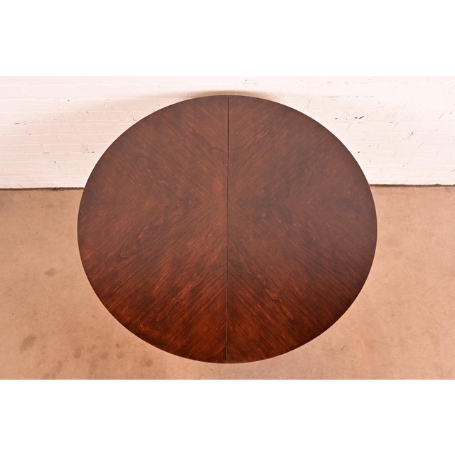 Kindel Furniture French Regency Louis XVI Cherry Wood Dining Table or Breakfast Table, Newly Refinished For Sale In South Bend - Image 6 of 11