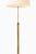 Scandinavian Modern Height-Adjustable Floor Lamp in Brass and Fabric, 1960s For Sale - Image 3 of 8