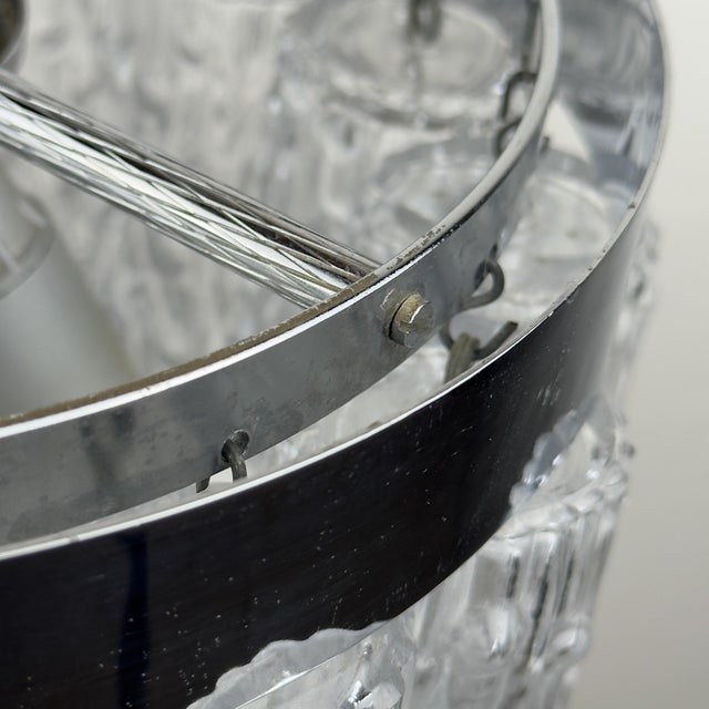 Vintage Murano Glass Tronchi Chandelier by Toni Zuccheri for Venini, Italy, 1960s For Sale - Image 6 of 18