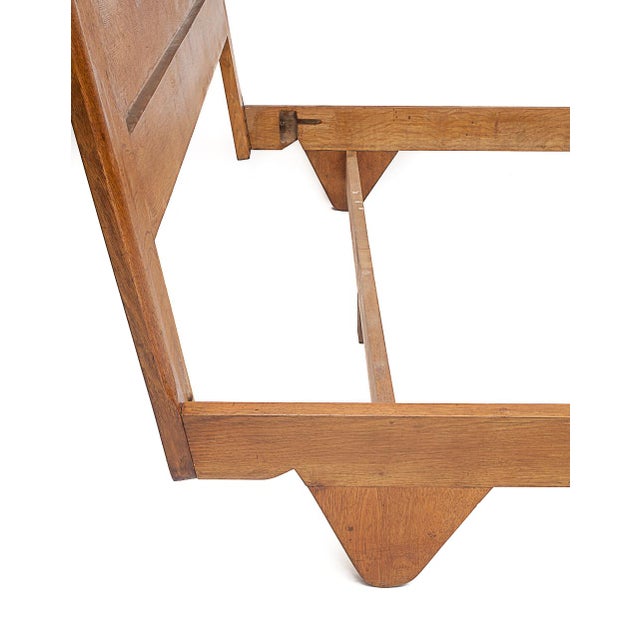 1950s Bed attributed to Guillerme Et Chambron For Sale - Image 5 of 9
