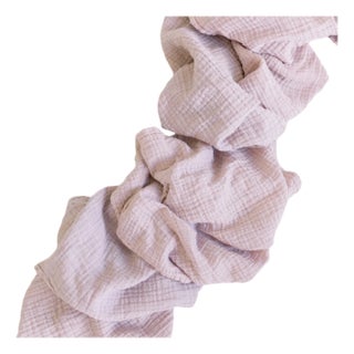 Organic Cotton Table Runner - Misty Lilac For Sale