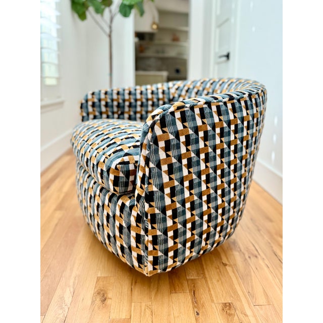 Mid-Century Modern 1960s Roxy Chair Attributed to Milo Baughman for Thayer Coggin For Sale - Image 3 of 9